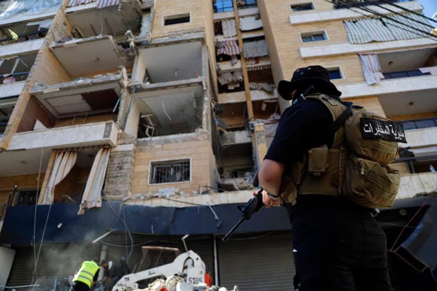 June 7, 2026, Beirut, Beirut, lebanon: Damage is seen at the site of an Israeli airstrike that targeted a residential apartment in the Mreijeh area of BeirutÃ¢â‚¬â ¢s southern suburbs. The strike caused extensive destruction to the targeted apartment and a neighboring unit, while surrounding buildings, vehicles, and property sustained heavy damage. The Lebanese Army secured the area and removed an unexploded Israeli missile. According to LebanonÃ¢â‚¬â ¢s Public Health Emergency Operations Center, the attack killed two people and wounded 20 others, including four children and four women. Beirut lebanon - ZUMAb339 20260607_znp_b339_008 Copyright: xAbdulxKaderxAlxBayx
