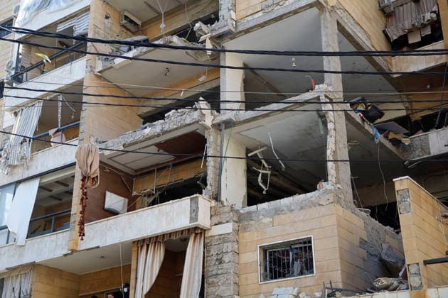 June 7, 2026, Beirut, Beirut, lebanon: Damage is seen at the site of an Israeli airstrike that targeted a residential apartment in the Mreijeh area of BeirutÃ¢â‚¬â ¢s southern suburbs. The strike caused extensive destruction to the targeted apartment and a neighboring unit, while surrounding buildings, vehicles, and property sustained heavy damage. The Lebanese Army secured the area and removed an unexploded Israeli missile. According to LebanonÃ¢â‚¬â ¢s Public Health Emergency Operations Center, the attack killed two people and wounded 20 others, including four children and four women. Beirut lebanon  - ZUMAb339 20260607_znp_b339_004 Copyright: xAbdulxKaderxAlxBayx