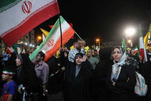 Crowds gather in Tehran to support of government following missile attack on Israel TEHRAN, IRAN - JUNE 08: ( RESTRICTIONS: NO Access Israel Media Persian Language TV Stations Outside Iran Strictly No Access BBC Persian VOA Persian Manoto TV Iran International TV ) Citizens, carrying Iranian and Hezbollah flags, gather at Enghelab Square to hold a demonstration in support of the government following Iran s missile attack on Israel, on June 08, 2026 in the capital Tehran, Iran. Fatemeh Bahrami Anadolu Tehran Iran. Editorial use only. Please get in touch for any other usage.  Copyright: x2026xAnadoluxFatemehxBahramix