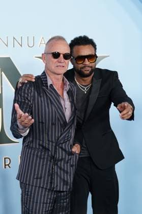 Sting, Shaggy at arrivals for 79th Annual Tony Awards - Arrivals 2, Radio City Music Hall at Rockefeller Center, New York, NY, June 07, 2026. Photo By: Kristin Callahan Everett Collection 79th Annual Tony Awards - Arrivals 2 PUBLICATIONXNOTxINxCANxCHNxFRAxITAxJPNxNORxPOLxRUSxESPxUKxUSA