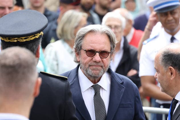 Andre Santini Funeral - Issy-les-Moulineaux Frederic Lefebvre during funeral ceremony of Mayor of Issy-les-Moulineaux Andre Santini at the Saint-Etienne church in Issy-les-Moulineaux near Paris, France on June 8, 2026. Andre Santini died on June 1, 2026, aged 85. Photo by Nasser Berzane ABACAPRESS.COM Issy-les-Moulineaux France  Copyright: xBerzanexNasser ABACAx