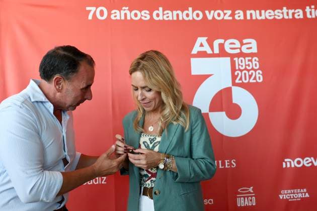 Celebration of the 70th anniversary of the newspaper Área del Campo de Gibraltar The president of the Diputación de Cádiz, Almudena Martínez, participates in the presentation of the special newspaper for the 70th anniversary of the newspaper Área A June 8, 2026 in Palmones, Cádiz Andalucía, Spain 08 JUNE 2026 Palmones, Cadiz Andalucia, Espa Palmones, Cadiz Andalucia, Espa Espana  Copyright: xNachoxFradex 7581682