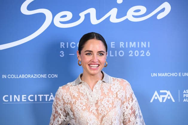 June 8, 2026, Rome, Rome, Italy: Matilde Gioli at the photocall for the presentation of the Italian Global Series, the second edition of the event dedicated to the best Italian and international series, which will be held from July 3 to 11, 2026, in Rimini and Riccione. Stampa Estera, Rome, June 8, 2026 Rome Italy  - ZUMAa289 20260608_zia_a289_083 Copyright: xMariaxLauraxAntonellix xAgfx
