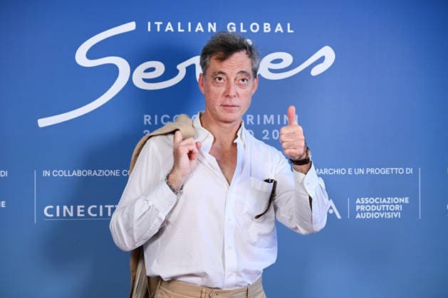 June 8, 2026, Rome, Rome, Italy: Maurizio Lombardi at the photocall for the presentation of the Italian Global Series, the second edition of the event dedicated to the best Italian and international series, which will be held from July 3 to 11, 2026, in Rimini and Riccione. Stampa Estera, Rome, June 8, 2026 Rome Italy  - ZUMAa289 20260608_zia_a289_094 Copyright: xMariaxLauraxAntonellix xAgfx