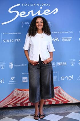 June 8, 2026, Rome, Rome, Italy: Paola Gioia Kaze Formisano at the photocall for the presentation of the Italian Global Series, the second edition of the event dedicated to the best Italian and international series, which will be held from July 3 to 11, 2026, in Rimini and Riccione. Stampa Estera, Rome, June 8, 2026 Rome Italy  - ZUMAa289 20260608_zia_a289_106 Copyright: xMariaxLauraxAntonellix xAgfx