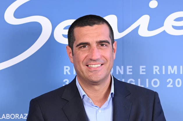 June 8, 2026, Rome, Rome, Italy: Michele De Pascale, President of the Emilia-Romagna Region, at the photocall for the presentation of the Italian Global Series, the second edition of the event dedicated to the best Italian and international series, which will be held from July 3 to 11, 2026, in Rimini and Riccione. Foreign Press, Rome, June 8, 2026 Rome Italy  - ZUMAa289 20260608_zia_a289_103 Copyright: xMariaxLauraxAntonellix xAgfx