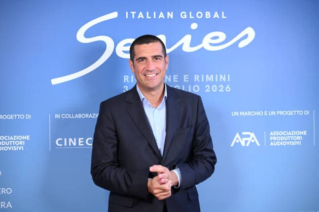 June 8, 2026, Rome, Rome, Italy: Michele De Pascale, President of the Emilia-Romagna Region, at the photocall for the presentation of the Italian Global Series, the second edition of the event dedicated to the best Italian and international series, which will be held from July 3 to 11, 2026, in Rimini and Riccione. Foreign Press, Rome, June 8, 2026 Rome Italy  - ZUMAa289 20260608_zia_a289_105 Copyright: xMariaxLauraxAntonellix xAgfx