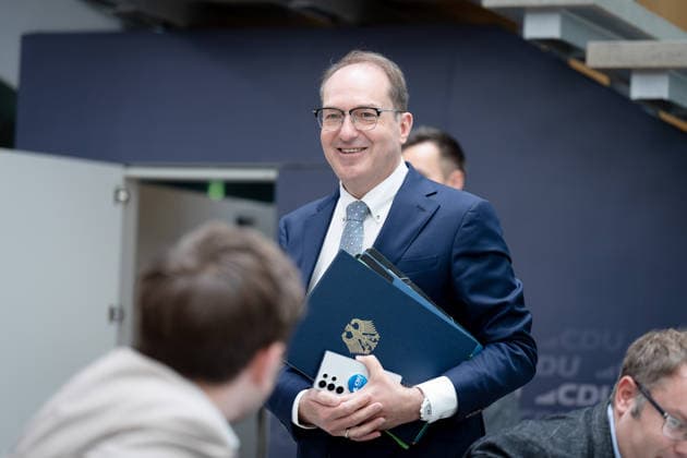 Berlin, Konrad-Adenauer-Haus, CDU Berlin, Alexander Dobrindt, Bundesinnenminister, Konrad-Adenauer-Haus, CDU Berlin Berlin GER *** Berlin, Konrad Adenauer Haus, CDU Berlin, Alexander Dobrindt, Federal Minister of the Interior, Konrad Adenauer Haus, CDU Berlin Berlin GER