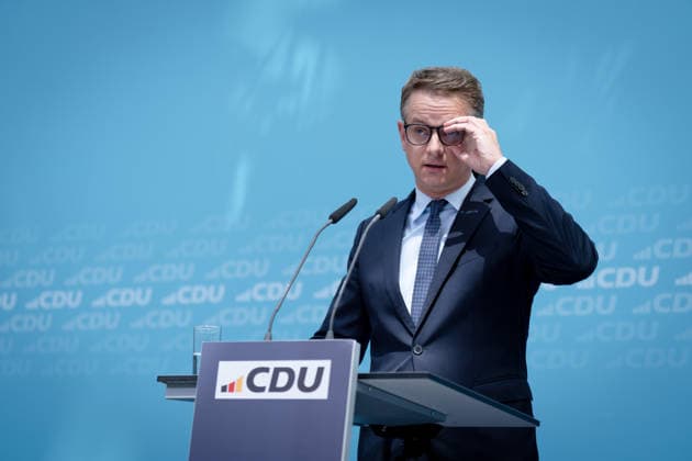 Berlin, Konrad-Adenauer-Haus, CDU Berlin, Generalsekretär, CDU, Carsten Linnemann Berlin Berlin GER *** Berlin, Konrad Adenauer Haus, CDU Berlin, Secretary General, CDU, Carsten Linnemann Berlin Berlin GER