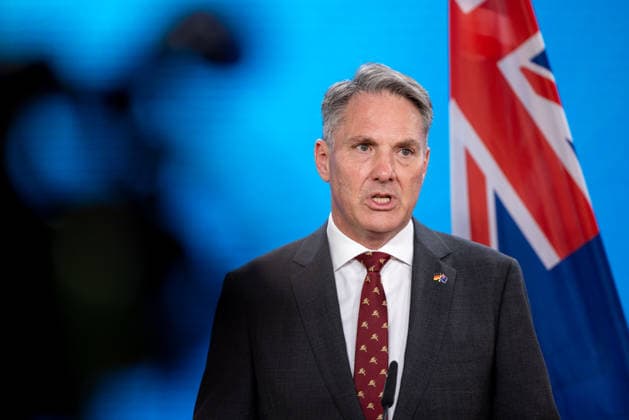 Pressebegegnung von Verteidigungsminister Boris Pistorius und dem australischen stellvertretenden Premierminister und Verteidigungs- minister Richard Marles. Deutschland, Berlin am 08. Juni 2026: Auftaktstatements von Verteidigungsminister Boris Pistorius und dem australischen stellvertretenden Premierminister und Verteidigungs- minister Richard Marles vor die Presse. *** Press meeting of Defense Minister Boris Pistorius and Australian Deputy Prime Minister and Minister of Defense Richard Marles Germany, Berlin on 08 June 2026 Opening statements by Defense Minister Boris Pistorius and Australian Deputy Prime Minister and Minister of Defense Richard Marles to the press