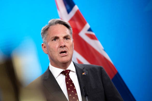 Pressebegegnung von Verteidigungsminister Boris Pistorius und dem australischen stellvertretenden Premierminister und Verteidigungs- minister Richard Marles. Deutschland, Berlin am 08. Juni 2026: Auftaktstatements von Verteidigungsminister Boris Pistorius und dem australischen stellvertretenden Premierminister und Verteidigungs- minister Richard Marles vor die Presse. *** Press meeting of Defense Minister Boris Pistorius and Australian Deputy Prime Minister and Minister of Defense Richard Marles Germany, Berlin on 08 June 2026 Opening statements by Defense Minister Boris Pistorius and Australian Deputy Prime Minister and Minister of Defense Richard Marles to the press