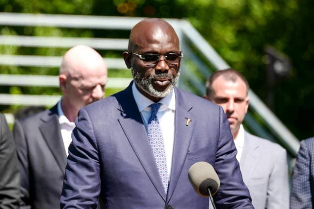 New York, NY- June 8: Governor Hochul and Mayor Mamdani make a World Cup FIFA announcement of a free watch party in Central Park for the FIFA World Cup 2026 Final on Sunday, July 19. With FIFA President Gianni Infantino, George Weah on June 8, 20267 Credit: AdMedia USA  - ZUMAa123 20260608_zaa_a123_297 Copyright: xCamaraxPorterx