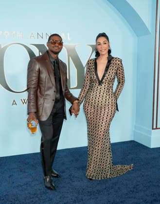 79th Annual Tony Awards, Usher, Jennifer Goicoechea attends the 79th Annual Tony Awards, held at Radio City Music Hall in New Yorkers City, Sunday, June 7, 2026., Credit:Jennifer Graylock Avalon United States, New York, New York City, Radio City Music Hall  Copyright: xJenniferxGraylockx xAvalonx 1108926794