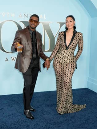 79th Annual Tony Awards, Usher, Jennifer Goicoechea attends the 79th Annual Tony Awards, held at Radio City Music Hall in New Yorkers City, Sunday, June 7, 2026., Credit:Jennifer Graylock Avalon United States, New York, New York City, Radio City Music Hall  Copyright: xJenniferxGraylockx xAvalonx 1108926866