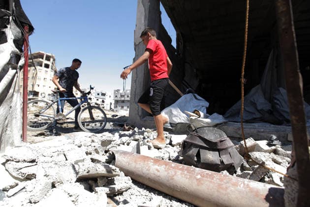 June 8, 2026, Gaza City, Gaza Strip, Palestinian Territory: Smoke rises following an airstrike on the Tal al-Hawa neighborhood southwest of Gaza City. According to local sources, the strike caused damage in the area but no fatalities were reported. Emergency teams and residents inspected the site following the attack. Credit: Gaza City Palestinian Territory - ZUMAz119 20260608_zip_z119_020 Copyright: xSalahxHashemx