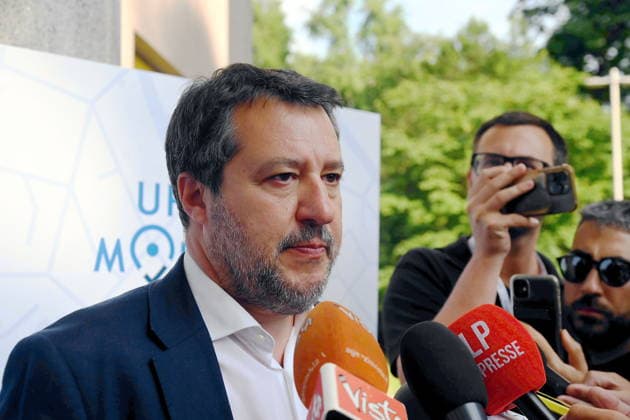 IPA85491915 - MILAN - 2026 06 08- Matteo Salvini at the triennial  Copyright: xMaurizioxMaulex xMaurizioxMaulex 85491915