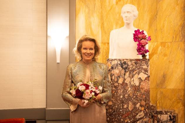 Queen Mathilde of Belgium pictured during the winner s concert of the 2026 Queen Elisabeth Cello Competition, at the Brussels Bozar concert hall, on Monday 08 June 2026. This year s edition of the competition for career-starting musicians took place from 4 to 30 May.  JAMESxARTHURxGEKIERE 176689136