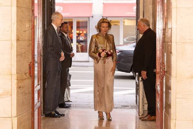 Queen Mathilde of Belgium pictured during the winner s concert of the 2026 Queen Elisabeth Cello Competition, at the Brussels Bozar concert hall, on Monday 08 June 2026. This year s edition of the competition for career-starting musicians took place from 4 to 30 May.  JAMESxARTHURxGEKIERE 176689182