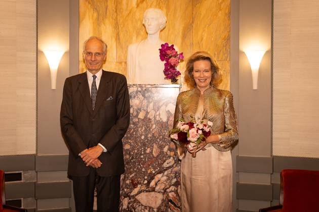 Queen Mathilde of Belgium pictured during the winner s concert of the 2026 Queen Elisabeth Cello Competition, at the Brussels Bozar concert hall, on Monday 08 June 2026. This year s edition of the competition for career-starting musicians took place from 4 to 30 May.  JAMESxARTHURxGEKIERE 176689228