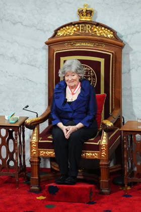 June 8, 2026, Ottawa, On, Canada: Governor General Louise Arbour looks on during the ceremony in the Senate as she is installed as Canada s 31st Governor General in Ottawa on Monday, June 8, 2026. Ottawa Canada  - ZUMAc35_ 20260608_zaf_c35_128 Copyright: xSeanxKilpatrickx