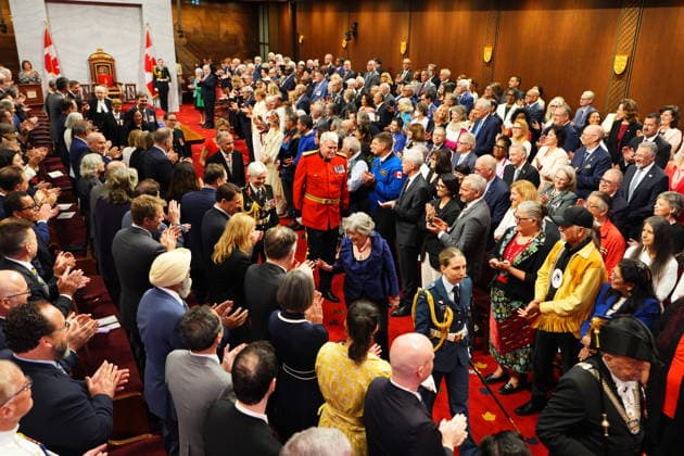 June 8, 2026, Ottawa, On, Canada: Governor General Louise Arbour departs the Senate after she was installed as Canada s 31st Governor General in Ottawa on Monday, June 8, 2026. Ottawa Canada  - ZUMAc35_ 20260608_zaf_c35_132 Copyright: xJustinxTangx