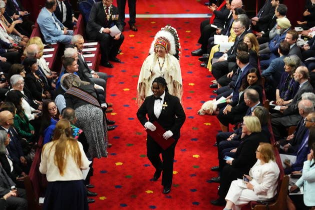 June 8, 2026, Ottawa, On, Canada: Assembly of First Nations Chief Cindy Woodhouse arrives to the installation of Governor General Louise Arbour in Ottawa on Monday, June 8, 2026 Ottawa Canada  - ZUMAc35_ 20260608_zaf_c35_135 Copyright: xSeanxKilpatrickx