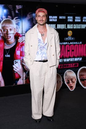 Giaccomo Premiere - Paris Bastien Grimal aka Bastos attendiing the photocall for the premiere of Giaccomo at UGC Cine Cite des Halles on June 8, 2026 in Paris, France. Photo by David Boyer ABACAPRESS.COM Paris France  Copyright: xBoyerxDavid ABACAx