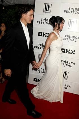 June 8, 2026, New York, New York, USA: Former Prime Minister of Canada JUSTIN TRUDEAU and singer KATY PERRY seen at the New York Premiere of Katy Perry - The Lifetimes Tour - Live From Paris during the 2026 Tribeca Film Festival at the BMCC Tribeca Performing Arts Center OKX Theater. New York USA  - ZUMAk03_ 20260608_zaf_k03_009 Copyright: xNancyxKaszermanx
