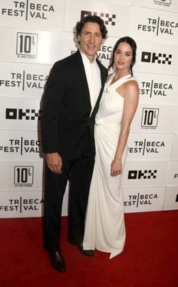 June 8, 2026, New York, New York, USA: Former Prime Minister of Canada JUSTIN TRUDEAU and singer KATY PERRY seen at the New York Premiere of Katy Perry - The Lifetimes Tour - Live From Paris during the 2026 Tribeca Film Festival at the BMCC Tribeca Performing Arts Center OKX Theater. New York USA  - ZUMAk03_ 20260608_zaf_k03_013 Copyright: xNancyxKaszermanx