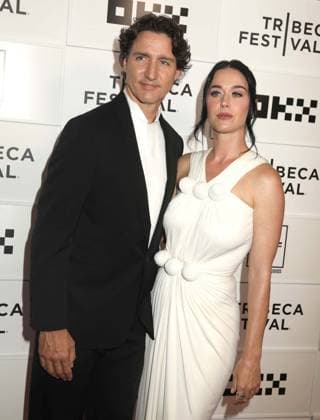June 8, 2026, New York, New York, USA: Former Prime Minister of Canada JUSTIN TRUDEAU and singer KATY PERRY seen at the New York Premiere of Katy Perry - The Lifetimes Tour - Live From Paris during the 2026 Tribeca Film Festival at the BMCC Tribeca Performing Arts Center OKX Theater. New York USA  - ZUMAk03_ 20260608_zaf_k03_016 Copyright: xNancyxKaszermanx