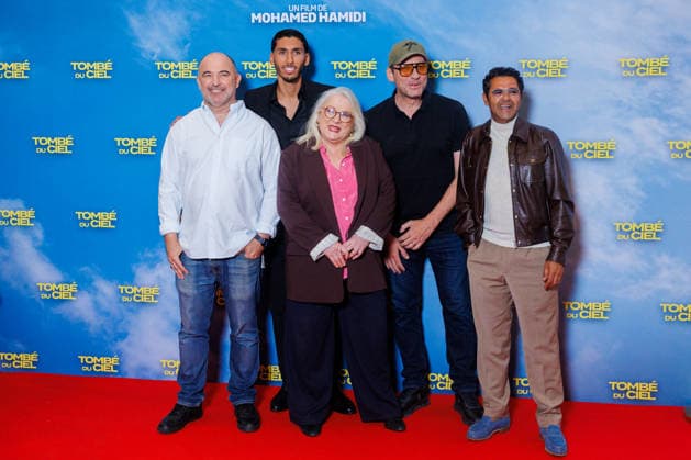 Avant premiere of Tombe du Ciel at the Pathe Palace cinema Celebrities on the red carpet Mohamed Hamidi, Ilyes Djadel, Josiane Balaskovic Josiane Balasko , Frederic Testot et Jamel Debbouze 457164 2026 06 08 Paris France  Copyright: xSebastienxFremontx xStarfacex STAR_457164_001