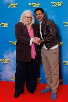 Avant premiere of Tombe du Ciel at the Pathe Palace cinema Celebrities on the red carpet Josiane Balaskovic Josiane Balasko and Jamel Debbouze 457164 2026 06 08 Paris France  Copyright: xSebastienxFremontx xStarfacex STAR_457164_045