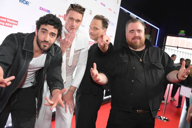 Eidin Jalali, Daniel Sträßer, Tim Sander und Tristan Seith bei der Eröffnung des 12. Seriencamp Festivals 2026 mit der Premiere der ZDF-Serie Back for More im Cinenova. Köln, 08.06.2026 *** Eidin Jalali, Daniel Sträßer, Tim Sander and Tristan Seith at the opening of the 12 Series Camp Festival 2026 with the premiere of the ZDF series Back for More at Cinenova Cologne, 08 06 2026 Foto:xC.xAdolph xFuturexImagex back_6623