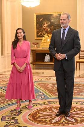 The King and Queen receive in audience the Board of Trustees and the Scientific Council of the Fundación Lilly Queen Letizia and King Felipe VI during the audience with the Board of Trustees and the Scientific Council of the Fundación Lilly on the occasion of its 25th anniversary, at La Zarzuela Palace, on June 9, 2026, in Madrid Spain This foundation was set up in 2001 with the aim of promoting science, contributing to improving medical practice and promoting the values of humanism, contribute to improving the practice of medicine and promote the values of humanism Its projects aim to encourage reflection and debate in the three fields, recognizing the most innovative initiatives and launching programs which contribute to accelerating the  Copyright: xJosÃ xOlivax 7583424