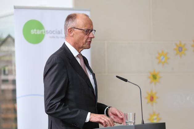 Berlin, Deutschland, 09.06.2026: Bundeskanzleramt: Preisverleihung startsocial2026 : Bundeskanzler Friedrich Merz (CDU) *** Berlin, Germany, 09 06 2026 Federal Chancellery Award ceremony startsocial2026 Federal Chancellor Friedrich Merz CDU Copyright: xdtsxNachrichtenagenturx dts_122167