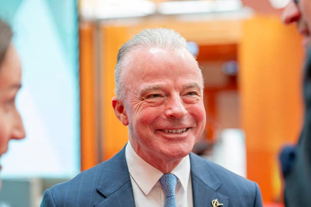 Brendan Nelson - Aviation Summit EUR, Deutschland, Berlin, 09.06.2026: Brendan Nelson, President Of Boeing Global Addresses Leadership Matters - Am Vortag der ILA26 treffen sich auf der Aviation Summit (BAS) Entscheider der internationalen Luftfahrt aus Politik, Industrie, Wissenschaft und Finanzen. Sie erörtern welche Fortschritte sind heute schon erreicht worden und welche Herausforderungen müssen noch gemeistert werden. *** Brendan Nelson Aviation Summit EUR, Germany, Berlin, 09 06 2026 Brendan Nelson, President Of Boeing Global Addresses Leadership Matters On the eve of ILA26, the Aviation Summit BAS will bring together international aviation decision-makers from politics, industry, science and finance to discuss what progress has a