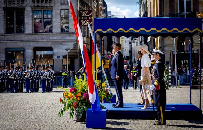 09-06-2026 Amsterdam Queen Maxima and King Willem-Alexander and Federal President of Germany Frank-Walter Steinmeier and Elke Budenbender on the 1st day of the 3 day statevisit to the Netherlands. Â  Copyright: xPPEx