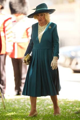 . 09 06 2026. London, United Kingdom. King Charles III and Queen Camilla present new Colours to the 1st Battalion Grenadier Guards at Buckingham Palace in London.  xPoolx xi-Imagesx IIM-26818-0001