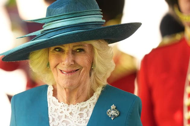 . 09 06 2026. London, United Kingdom. King Charles III and Queen Camilla present new Colours to the 1st Battalion Grenadier Guards at Buckingham Palace in London.  xPoolx xi-Imagesx IIM-26818-0004