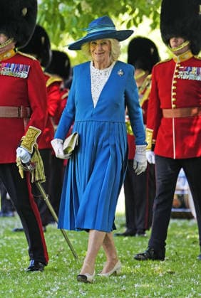 . 09 06 2026. London, United Kingdom. King Charles III and Queen Camilla present new Colours to the 1st Battalion Grenadier Guards at Buckingham Palace in London.  xPoolx xi-Imagesx IIM-26818-0016