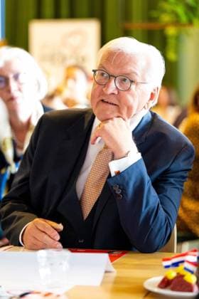 State visit of the Federal President of Germany. Amsterdam, the Netherlands. 9 Jun 2026 Federal President Frank-Walter Steinmeier during a visit to Resto Vanharte in Amsterdam, on the first day of the German president s three-day state visit to the Netherlands. Amsterdam The Netherlands  Copyright: xMischaxSchoemakerx
