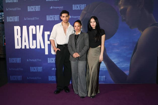 June 9, 2026: DARIUS WILLIAMS, SISI STRINGER and ANA THU NGUYEN attend the Australian Premiere of Backfoot at Hoyts Entertainment Quarter on June 09, 2026 in Sydney, Australia  - ZUMAa155 20260609_aaa_a155_084 Copyright: xChristopherxKhouryx