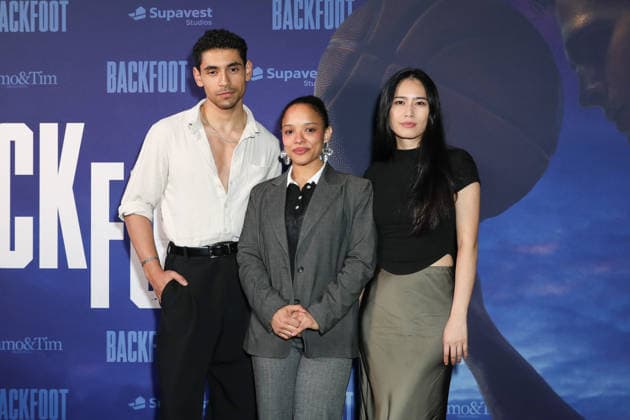 June 9, 2026: DARIUS WILLIAMS, SISI STRINGER and ANA THU NGUYEN attend the Australian Premiere of Backfoot at Hoyts Entertainment Quarter on June 09, 2026 in Sydney, Australia  - ZUMAa155 20260609_aaa_a155_115 Copyright: xChristopherxKhouryx
