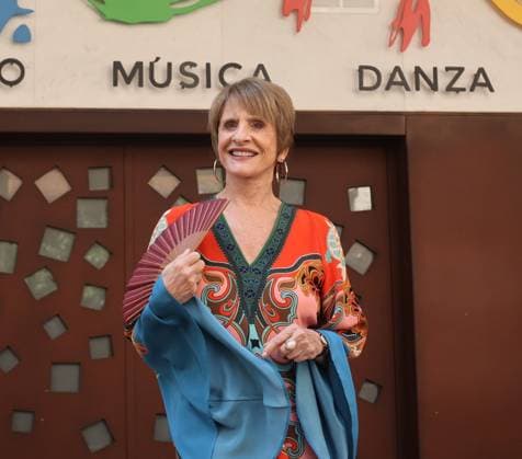 Celebrity, Antonio Banderas am Broadway in Malaga June 9, 2026, Malaga, Spain: Broadway great PATTI LUPONE at the doors of the Antonio Banderas Theater, Teatro Soho Caixabank in Malaga, Spain. Malaga Spain  - ZUMAc161 20260609_zap_c161_005 Copyright: xLorenzoxCarnerox