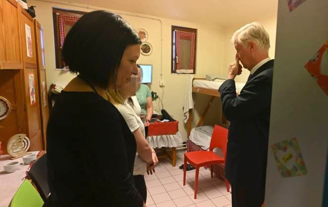 The King Visits The Antwerp Prison ANTWERPEN, BELGIUM - JUNE 9 : King Philippe is paying a working visit to Antwerp Prison. During the visit, he will be briefed on the impact of overcrowding on life in Belgian prisons and on the staff s commitment to finding solutions in these difficult circumstances...on June 09, 2026 in Antwerpen, Belgium, 09 06 2026 Antwerpen Belgium  Copyright: xBertxVanxDenxBrouckex