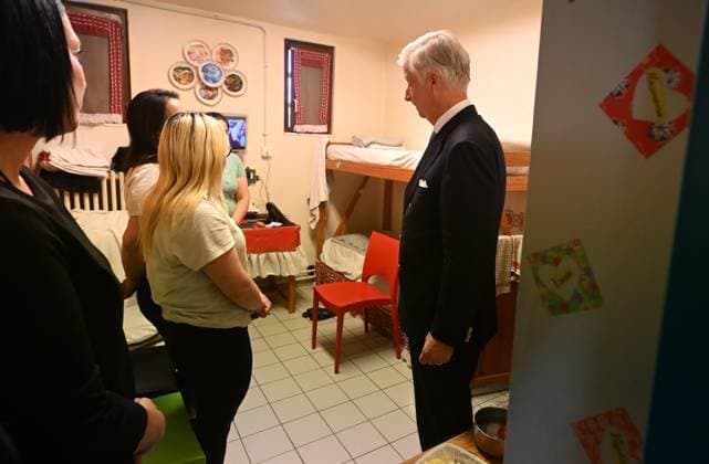 The King Visits The Antwerp Prison ANTWERPEN, BELGIUM - JUNE 9 : King Philippe is paying a working visit to Antwerp Prison. During the visit, he will be briefed on the impact of overcrowding on life in Belgian prisons and on the staff s commitment to finding solutions in these difficult circumstances...on June 09, 2026 in Antwerpen, Belgium, 09 06 2026 Antwerpen Belgium  Copyright: xBertxVanxDenxBrouckex
