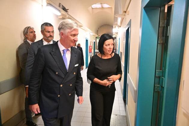 The King Visits The Antwerp Prison ANTWERPEN, BELGIUM - JUNE 9 : King Philippe is paying a working visit to Antwerp Prison. During the visit, he will be briefed on the impact of overcrowding on life in Belgian prisons and on the staff s commitment to finding solutions in these difficult circumstances...on June 09, 2026 in Antwerpen, Belgium, 09 06 2026 Antwerpen Belgium  Copyright: xBertxVanxDenxBrouckex