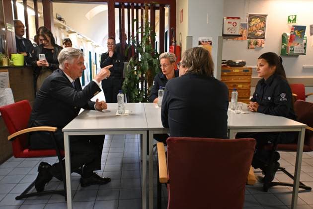 The King Visits The Antwerp Prison ANTWERPEN, BELGIUM - JUNE 9 : King Philippe is paying a working visit to Antwerp Prison. During the visit, he will be briefed on the impact of overcrowding on life in Belgian prisons and on the staff s commitment to finding solutions in these difficult circumstances...on June 09, 2026 in Antwerpen, Belgium, 09 06 2026 Antwerpen Belgium  Copyright: xBertxVanxDenxBrouckex