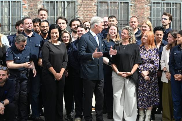 The King Visits The Antwerp Prison ANTWERPEN, BELGIUM - JUNE 9 : King Philippe is paying a working visit to Antwerp Prison. During the visit, he will be briefed on the impact of overcrowding on life in Belgian prisons and on the staff s commitment to finding solutions in these difficult circumstances...on June 09, 2026 in Antwerpen, Belgium, 09 06 2026 Antwerpen Belgium  Copyright: xBertxVanxDenxBrouckex