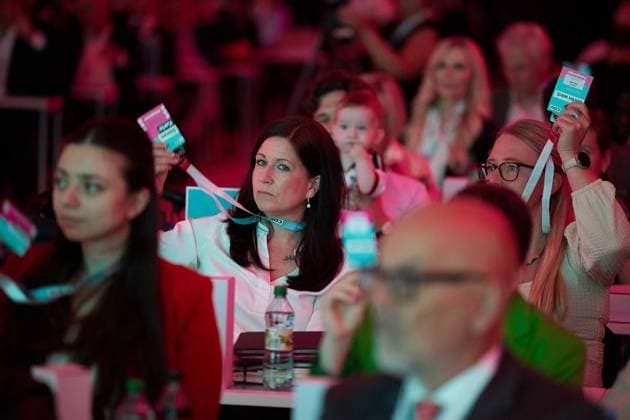 CDU Landesparteitag ** NUR FÜR REDAKTIONELLE ZWECKE ** EDITORIAL USE ONLY **<p>Katharina Günther-Wünsch (CDU), Bildungssenatorin, kommt in die NLND Berlin Eventlocation zum CDU-Parteitag. Heute soll ein Spitzenkandidat für die bevorstehende Abgeordnetenhauswahl nominiert werden. Deutschland Berlin Berlin Copyright: JörgxCarstensen *** CDU state party conference FOR EDITORIAL PURPOSES ONLY EDITORIAL USE ONLY p Katharina Günther Wünsch CDU , Senator for Education, comes to NLND Berlin Event location for CDU party conference Today a top candidate is to be nominated for the upcoming parliamentary elections Germany Berlin Berlin Copyright JörgxCarstensen Copyright: JörgxCarstensen doc867rwi8e9tdnz7i1mba ,EDITORIAL USE ONLY
